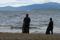 A couple of wakeboarders.