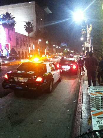 True Hollywood glamour-limo take down!