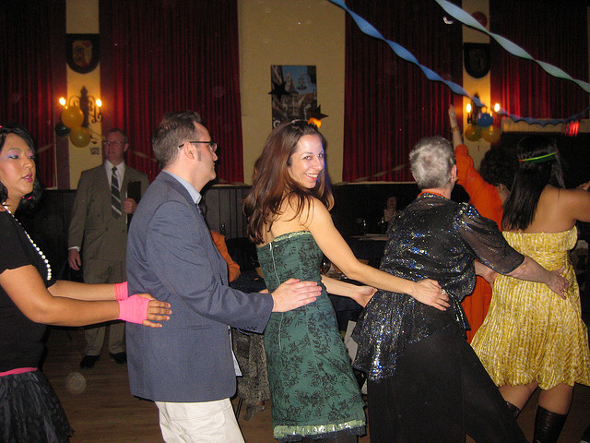 Conga at Fighting Chance Production's 80's Prom.