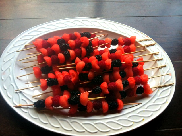 Summer Fruit Skewers