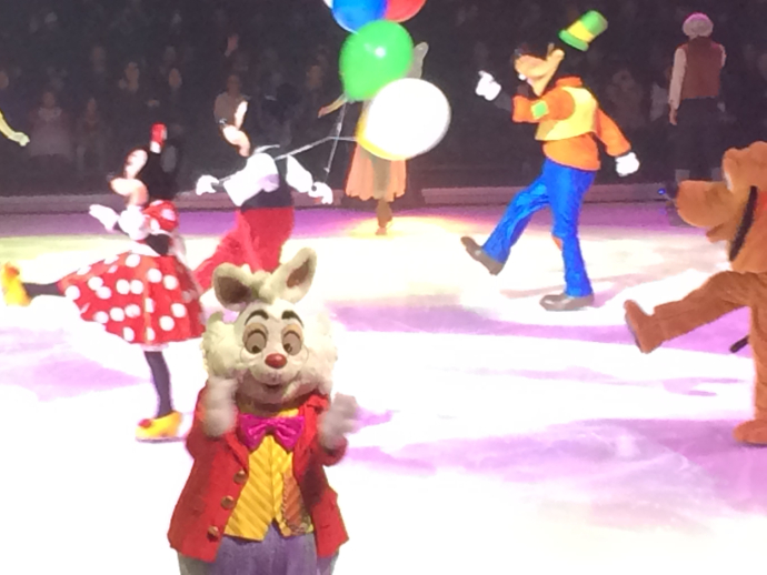 White Rabbit at Disney on Ice