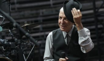 Leonard Cohen as photographed by Gaetan Grivel.
