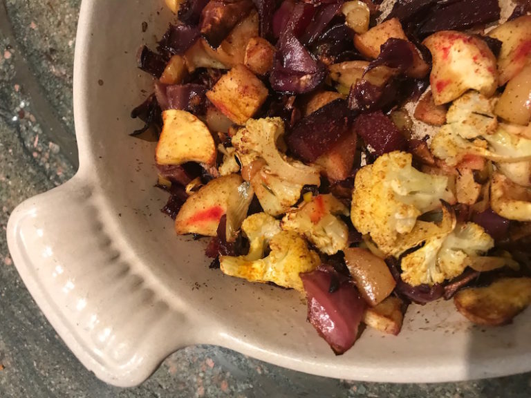 Cumin, Sesame and Turmeric Roast Vegetable Recipe Being Emme