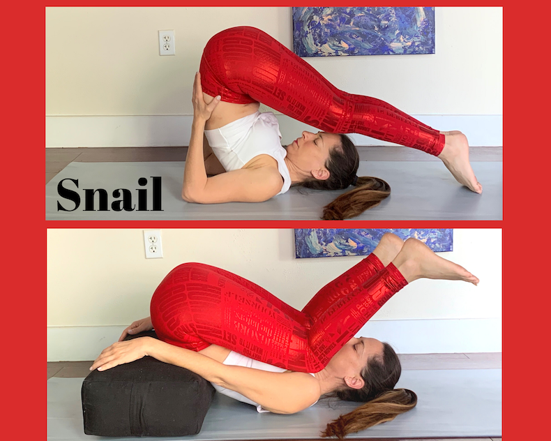 snail yin pose